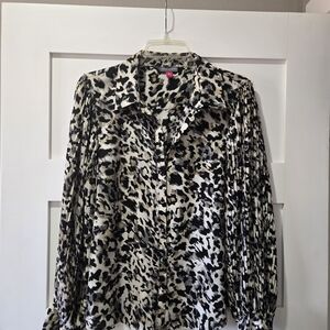 Vince Camuto Animal Print Blouse